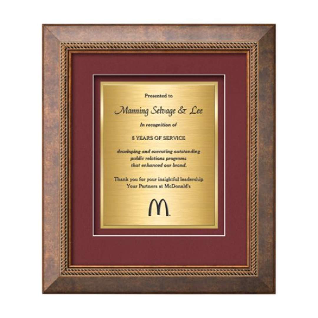 Lazio Certificate TexEtch - Bronze/Copper