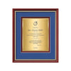 Baron Certificate TexEtch - Mahogany/Gold