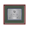 Baron Certificate TexEtch - Mahogany/Silver