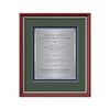 Baron Certificate TexEtch - Mahogany/Silver