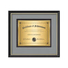 Baron Certificate TexEtch - Mahogany/Silver