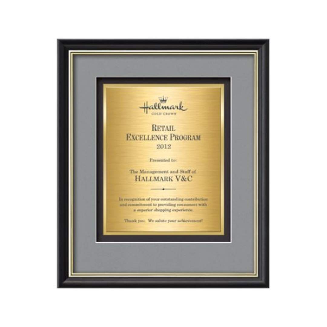 Baron Certificate TexEtch - Mahogany/Silver