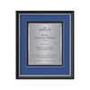 Baron Certificate TexEtch - Black/Silver