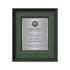 Raven Certificate TexEtch Framed Award