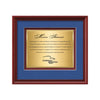 Raven Certificate TexEtch Framed Award