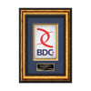 Grazia VividPrint™ Framed Award — Black/Gold