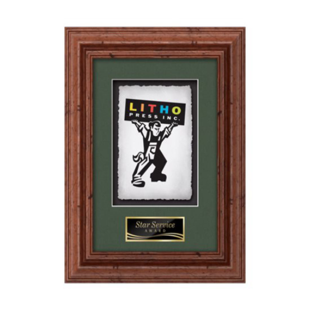 Terrene VividPrint Artisan Paper Framed Award