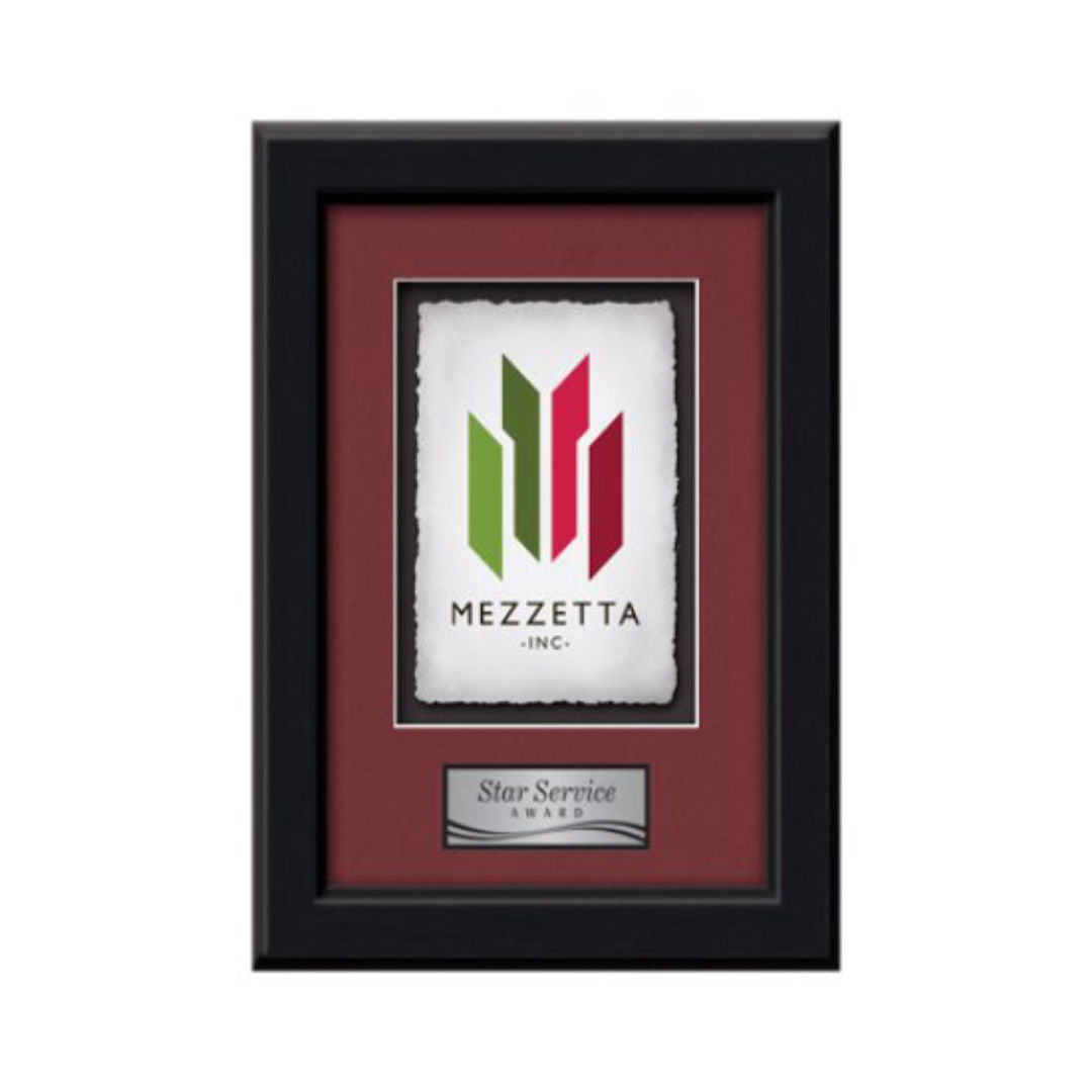 Myriad VividPrint™ Framed Award — Black