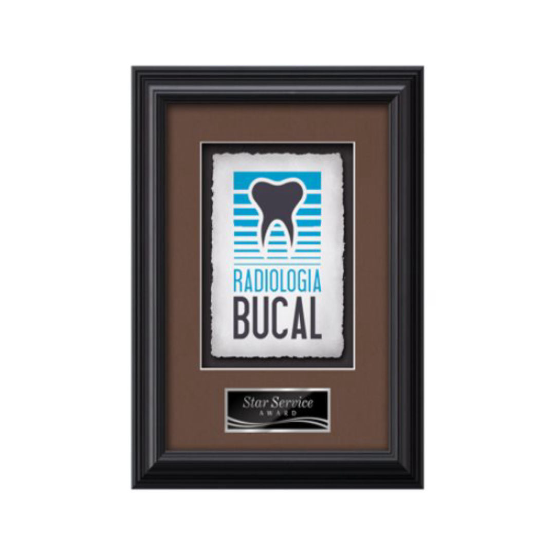 Monarch VividPrint Artisan Paper Framed Award