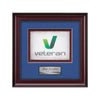 Caprera VividPrint™ Framed Award — Mahogany