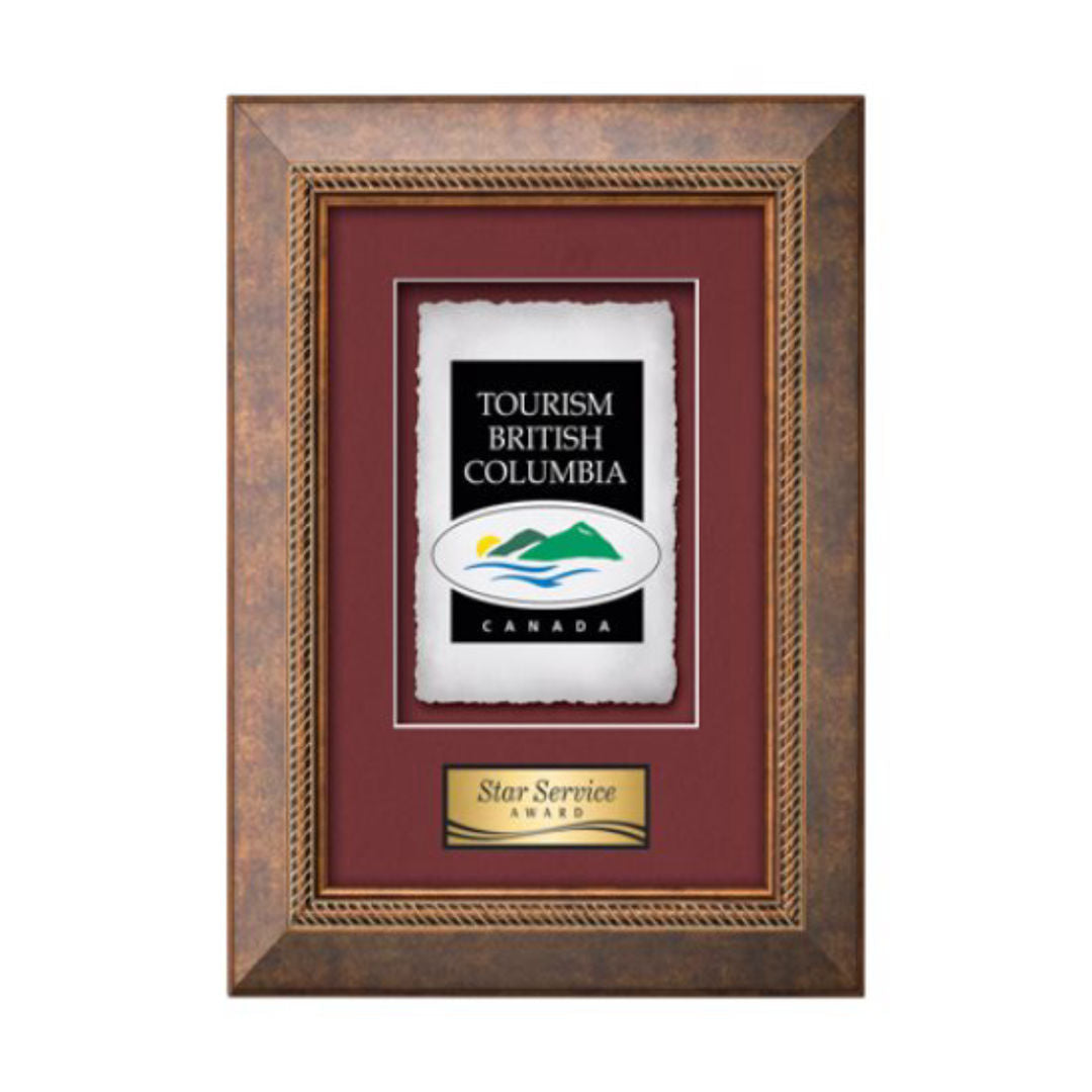 Lazio VividPrint™ Framed Award — Bronze/Copper