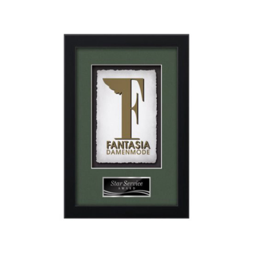 Primrose VividPrint Artisan Paper Framed Award