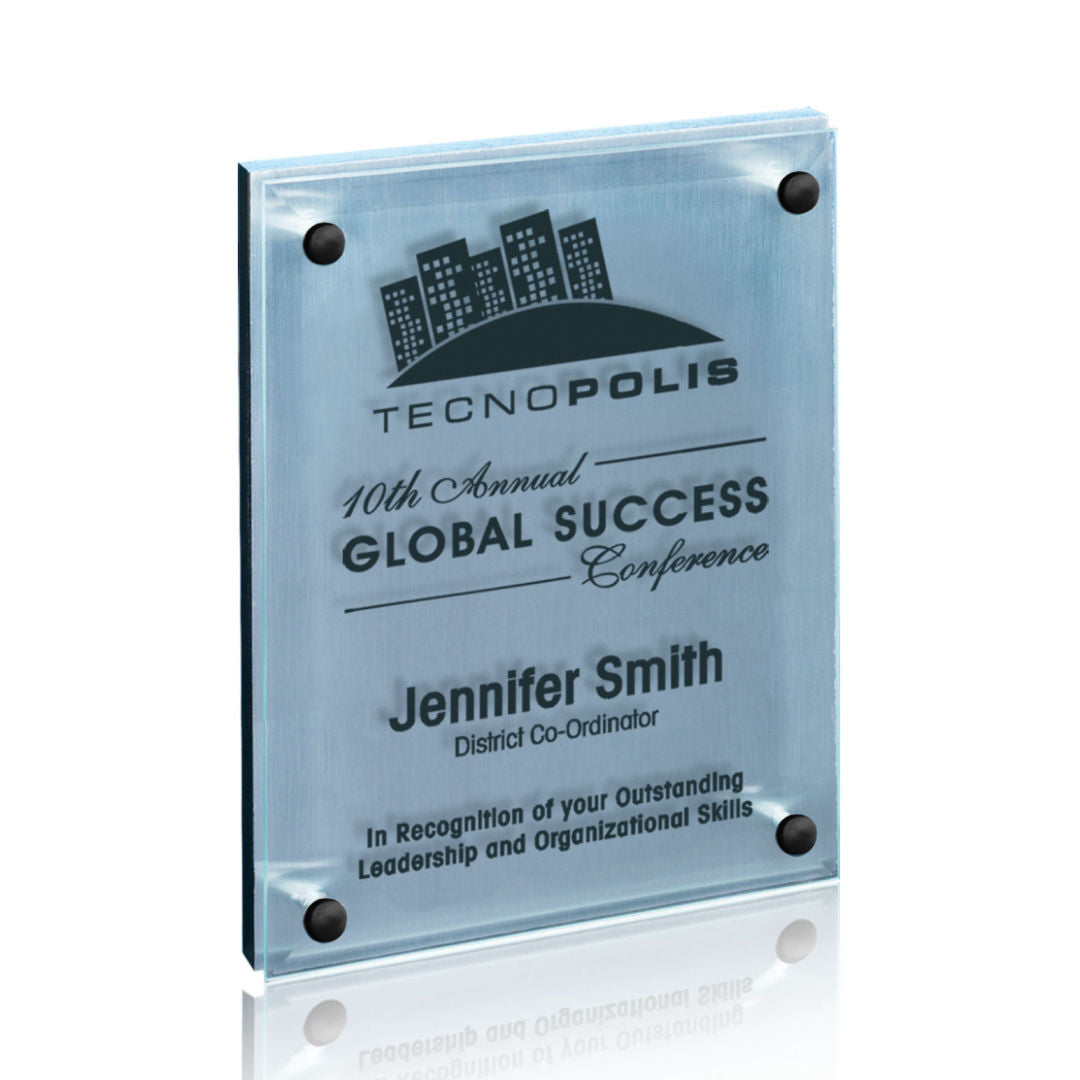 Kingston Plaque - Metallic Silver