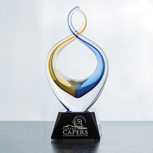 Zola Twist Award - Gold/Blue