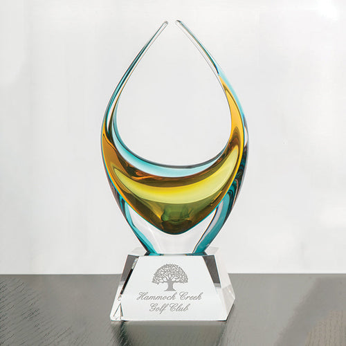 Beauvoir Award - Turquoise/Gold