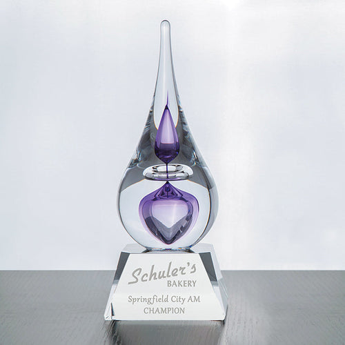 Neptune Teardrop Award - Violet