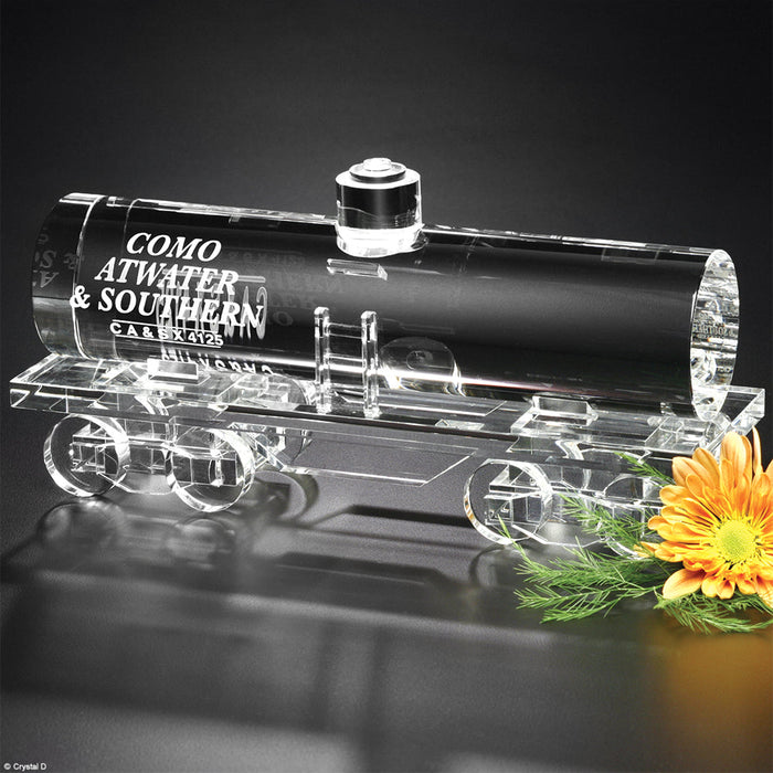 Tank Car Train 10-1/2" W - Crystal D