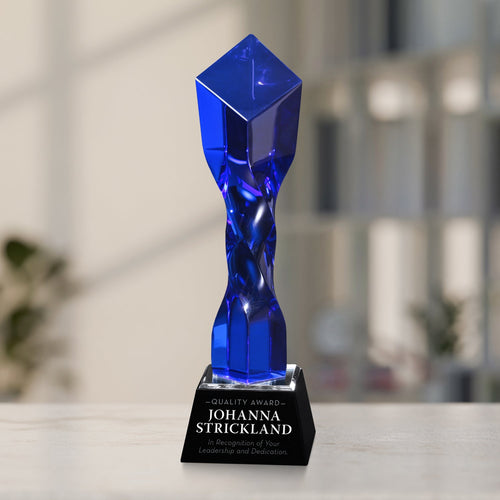 Twisted Diamond Indigo Award 11"
