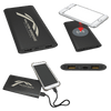 8000MAH Power Bank & Wireless Anodized Aluminum Charger with USB-C Cord
