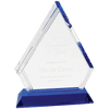 Crystal Diamond on Blue Pedestal