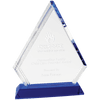 Crystal Diamond on Blue Pedestal