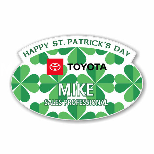 St. Patrick's Day Name Badge 003