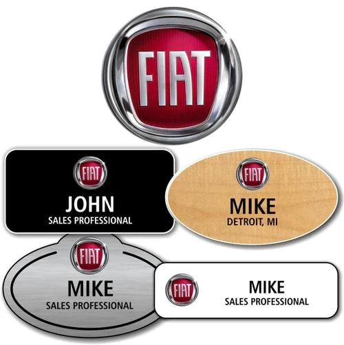 Fiat Name Badges