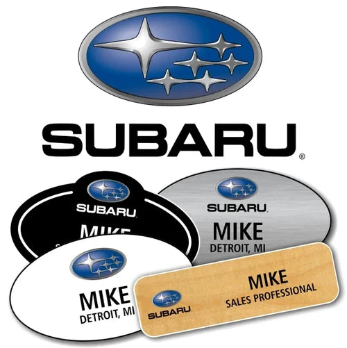 Subaru Name Badges