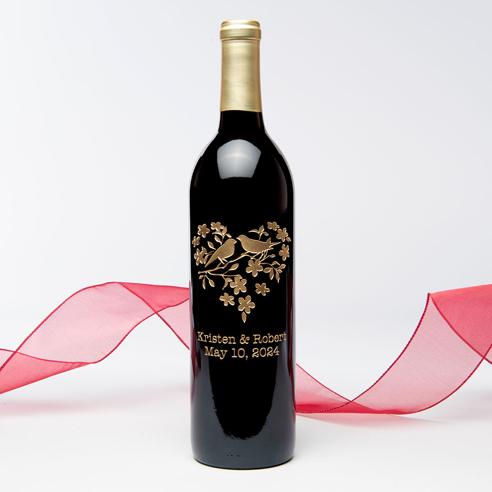 Doves in Heart — personalized design