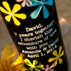 Spring Flowers — Engraved Wine Bottle