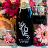 Love & Butterflies — Engraved Wine Bottle