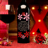 Valentine Flowers — Engraved Wine Bottle