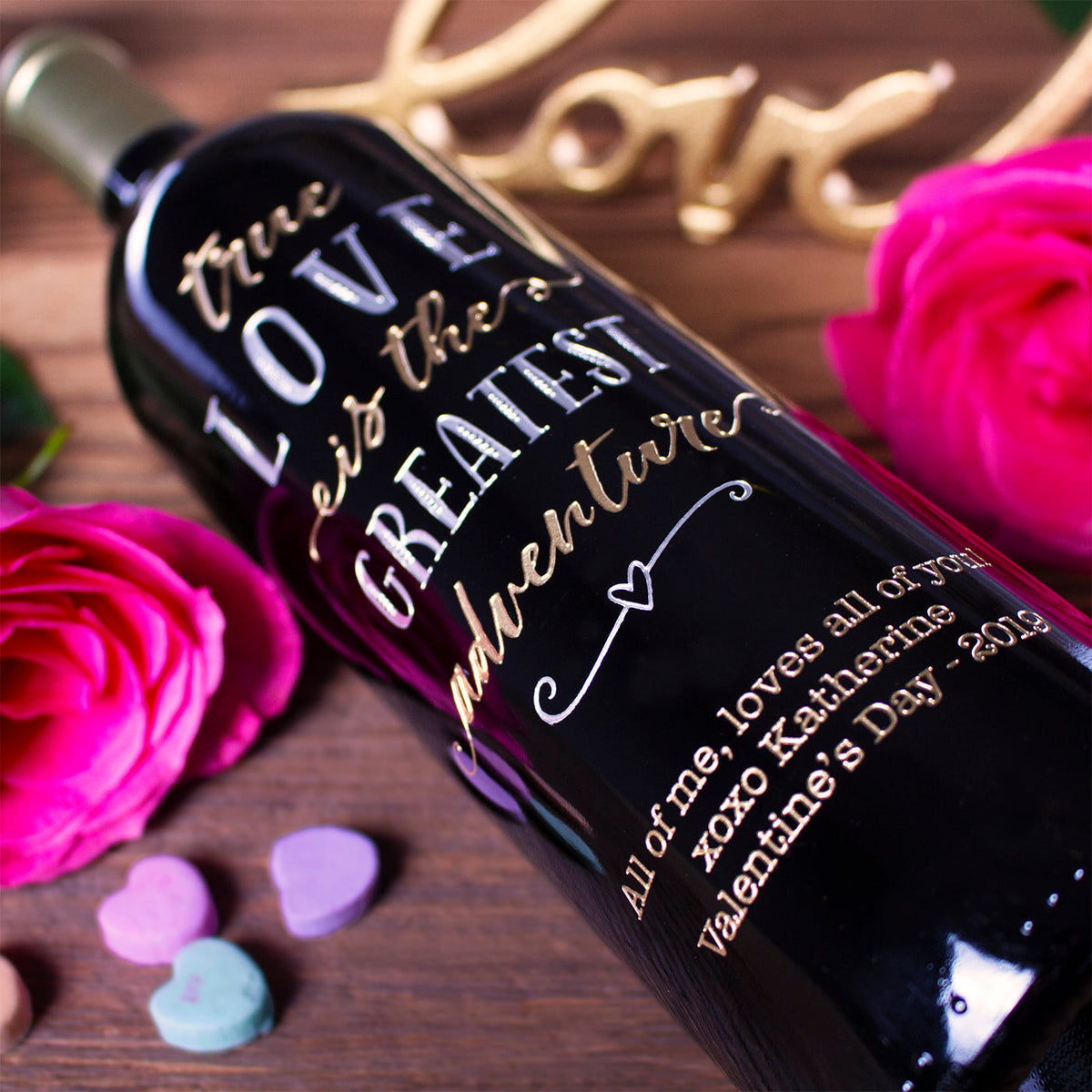 True Love — additional design or gift presentation example; final configuration confirmed in quote