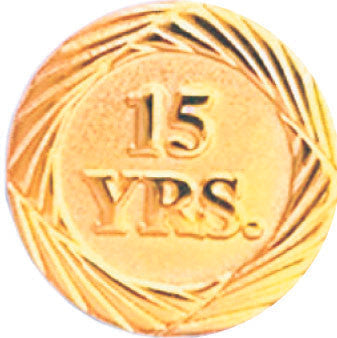 Gold 15 Year Service